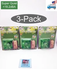 3pack: NEW Evercool EGF6 Green Super Quiet 18.2dBA 60mm 3pin PC Case Cooling Fan