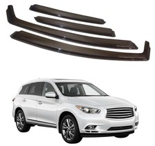 in-Channel Car Window Rain Guard Compatible with QX60/JX35 2012-2014 4pcs