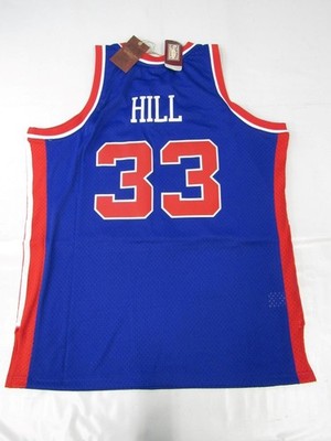 Mitchell & Ness Pistons Hill 33 ユニフォーム 95-96 Grant Hill #33 Pistons Men Big & Tall Size Mitchell & Ness