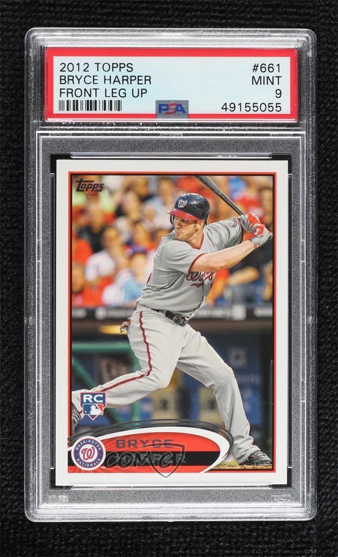 2012 Topps Bryce Harper (Batting Blue Helmet) #661 PSA 9 MINT 0d26