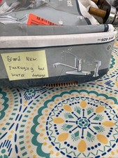 Non-Metallic 929 546 1-Handle Standard Kitchen Faucet w/ Side Sprayer Chrome NEW