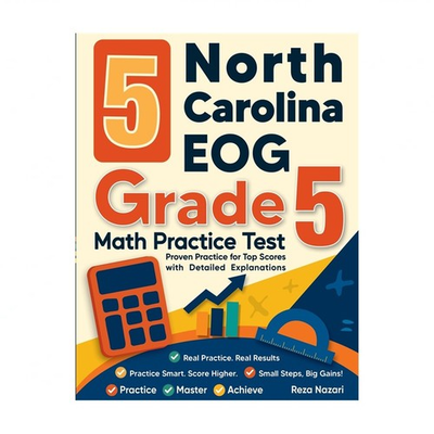 #ad 5 North Carolina EOG Grade 5 Math Practice Tests: Proven Practice for Top Sco... $19.99