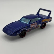 Hot Wheels Blue Plymouth Superbird Good Year 2012 Chrysler Group LLC ✅ Diecast