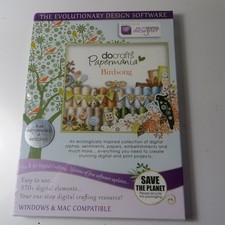 Docrafts Papermania Birdsong Craft Cd Rom 570+ Elements Windows Mac New Sealed