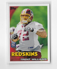 2010 Topps Trent Williams #225 Rookie Card (RC) – Washington Redskins. rookie card picture