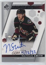 2022-23 SP Authentic Future Watch Inscribed 47/50 Nathan Smith 4/12/22 Auto m0p