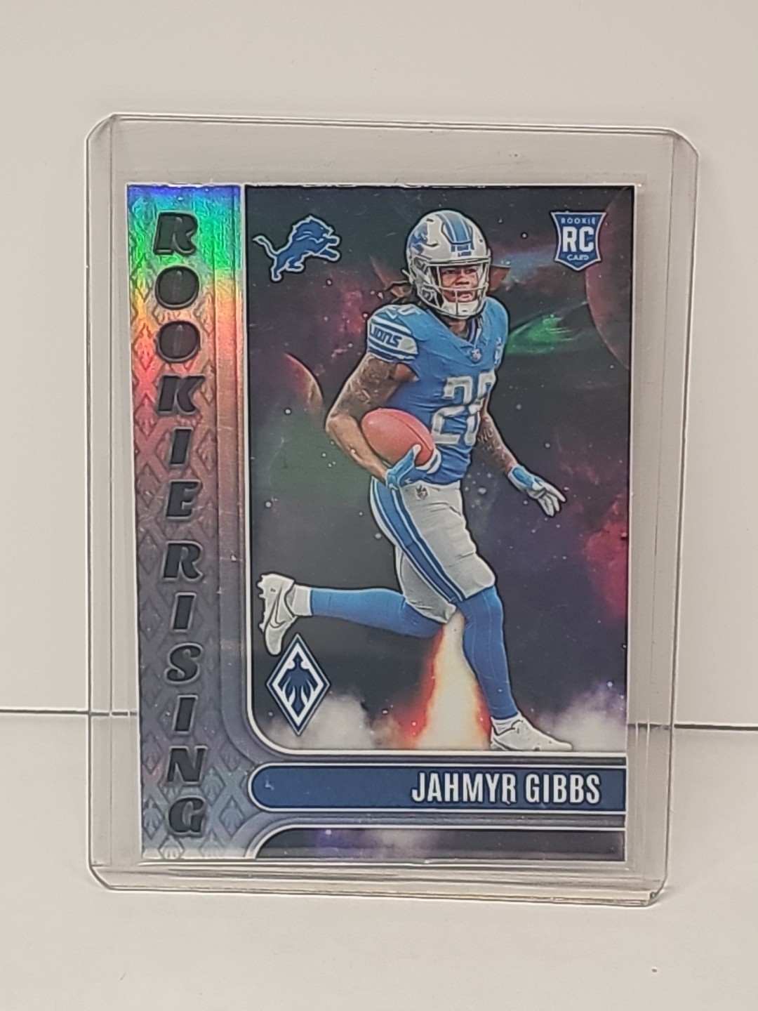 Jahmyr Gibbs 2023 Panini Phoenix Rookie Rising #RIS-8 Detroit Lions