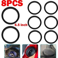 4 Pairs 6.5" Plastic 1/2" Speaker Spacer Rings Subwoofer Custom Mounting Adapter