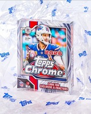 2026 Topps Chrome® Football SEALED PACK  FROM Mega Box Brand New PRESALE