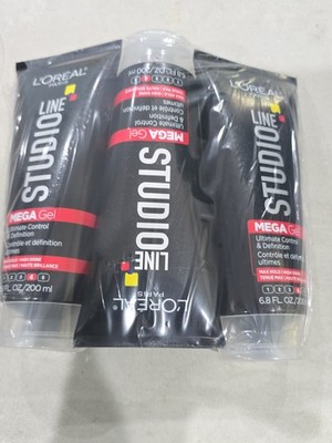 3 PK L'Oreal Paris Studio Line Mega Hair Gel, 6.8 Ounce Brand New