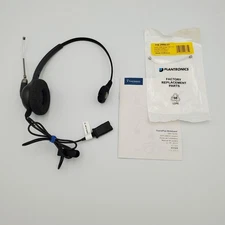 Plantronics Supraplus HW251 On Ear Mono Wideband Office Corded Headset W/ Tube