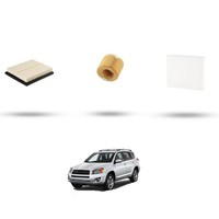 Hoffcar Set Service - 3 Filter Kompatibel Mit Toyota Rav IV 2.5 Hybrid 145Kw