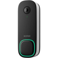 ecobee Smart Video Doorbell Camera Wired - with Industry Leading HD Black