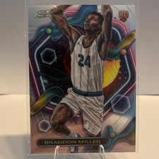 Topps Cosmic Chrome Rookie Brandon Miller #152 Charlotte Hornets 2023-24