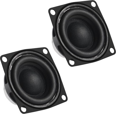 2Pcs 2'' 2inch 4Ohm 10W Full Range Audio Speaker Stereo Woofer 2PCS