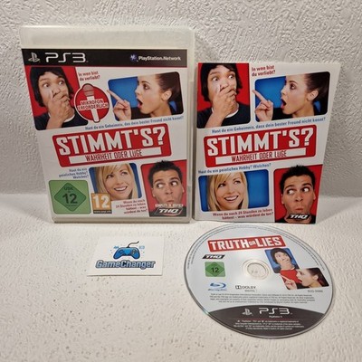 Stimmts Wahrheit Oder Lüge - Playstation 3 PS3 - PAL Deutsch - OVP - Anleitung
