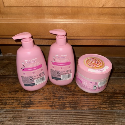 Set of 3 Limited Edition Dove x Crumbl Confetti Cake - Body Scrub, Hand Wash - Picture 2 of 2