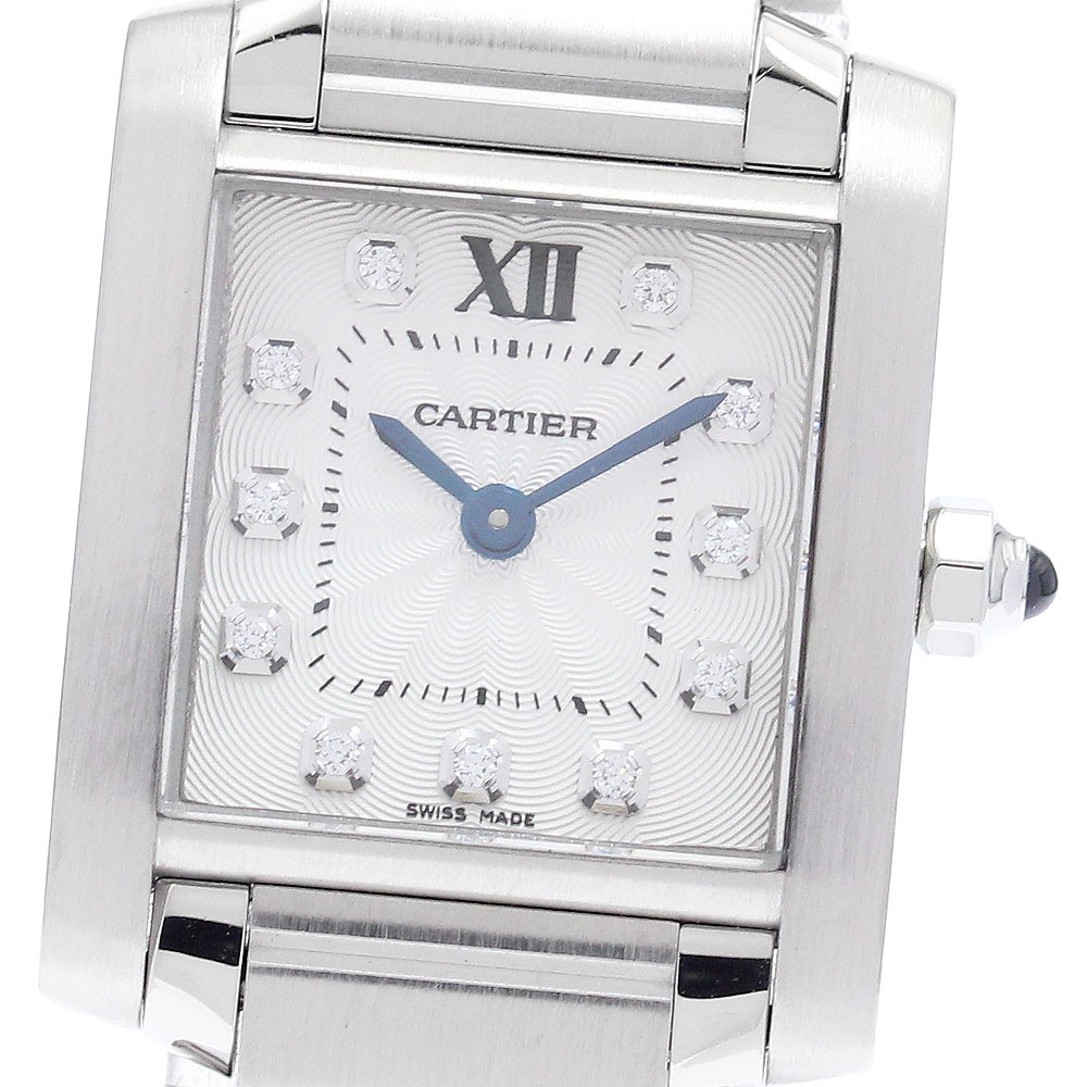 Cartier Tank WE110006 25 mm Silver Dial