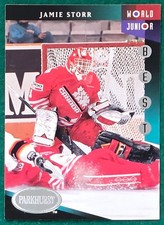 Jamie Storr - 1993-94 Parkhurst #508 - Canada World Junior Best Hockey Card