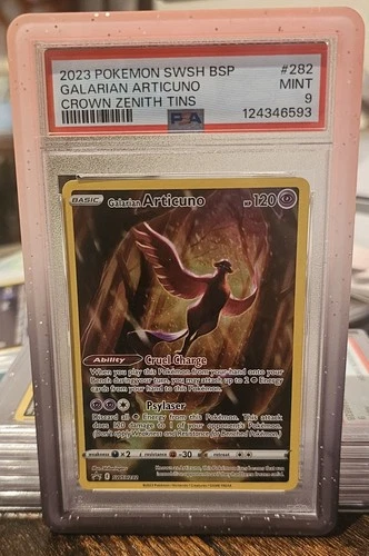 Pokémon TCG Galarian Articuno SWSH282 Black Star Promo PSA 9 Mint Full Art