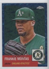 2022 Chrome Platinum Anniversary Toile White & Blue Refractor Frankie Montas uk2