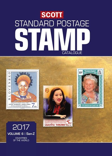 Scott Standard Postage Stamp Catalogue 2017: Countries of the World; San-Z -...