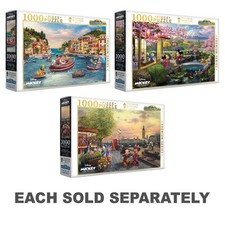 Thomas Kinkade Puzzle Disney Mickey and Minnie in 1000 Piece Jigsaw Puzzle