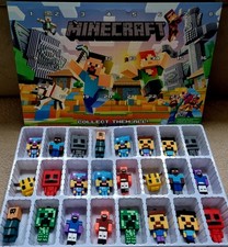 Image of 2025 Advent Calendar Minecraft Figures Celebrations Blind Box 24 Day Countdown