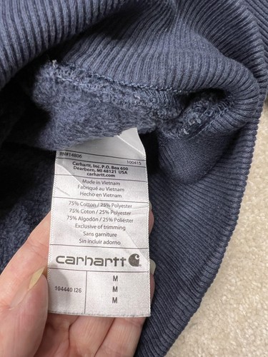 Giacca Carhartt Rain Defender uomo media full zip vestibilità ampia foderata sherpa - Foto 6 di 11