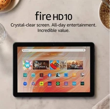 Amazon Fire HD 10 Tablet 10.1” Full HD Display 32GB Black | Fast Octa-Core, 3GB