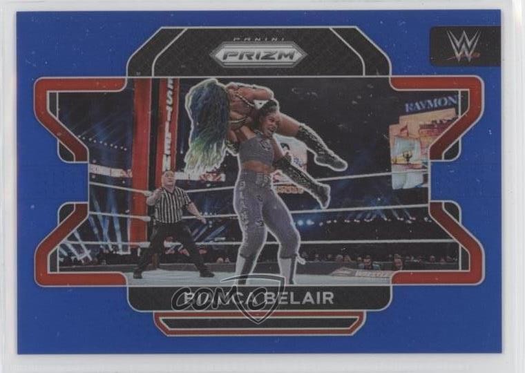 2022 Panini Prizm WWE Blue Prizm 15/199 Bianca Belair #9 13wb