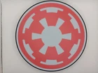 Retro imperial badge logo lightbox sign star wars empire light box display sign
