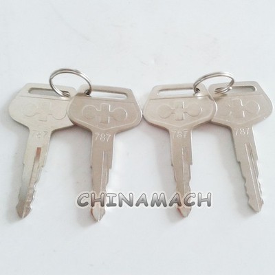 10pcs New Style 787 Keys for   Heavy Equipment Excavator Dozer Loader *pz