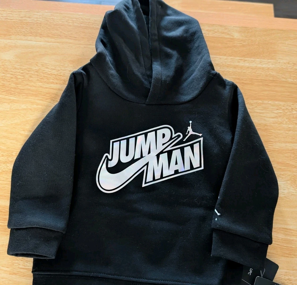 NWT Baby Nike Iridescent Jump Man Black Jogger Set -9 Months