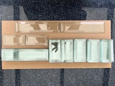 Tifany Facetten Bevel and Cluster 32 teile 5 x 10 cm und 7 Teile 5 x20 cm