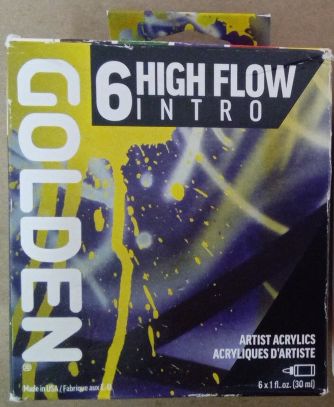 Golden High Flow Acrylics - Intro Colors, 30 ml Bottles, Set of 6 