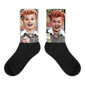 Lucy Inspired Vintage TV Comedy Socks