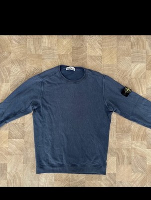 Stone Island Pullover Größe M Original Blau Baumwolle