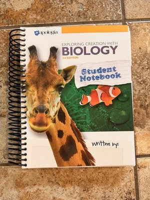 Apologia Biology Student Notebook 3rd Edition Spiral Bound Study Guide V Dincher