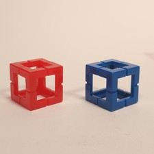 Lot of 14 Rokenbok Toy System Single Blocks C...