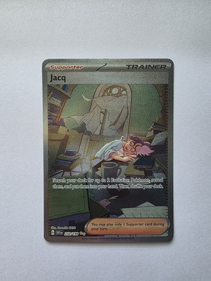 Jacq 250/198 Sv01: Scarlet & Violet Base Set Holo Special Illustration Rare SIR