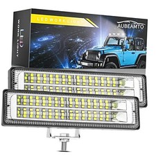 6 inch 84W Car Flood LED Work Light Bar 12000LM Driving Pods Lights 6500K