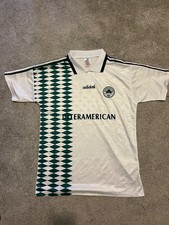 PANATHINAIKOS 1995-1996 AWAY FOOTBALL JERSEY REPLICA