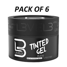 L3VEL3 Tinted Gel Black 250 ML - PACK OF 6