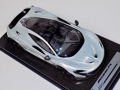 1/18 Tecnomodel McLaren P1 in Ice Silver with Black wheels #01 of