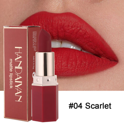 Lipstick Matte Lip Gloss Lip Makeup Long Lasting Velvet Nude Lip Cosmet ✿ - Picture 1 of 17