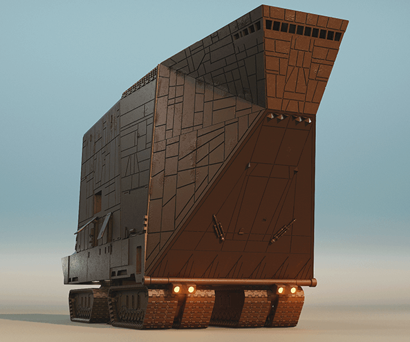 サンドクローラー　ハズブロ　Sandcrawler Hasbro Star Wars Sandcrawler Vehicle Action Figure - 1003018