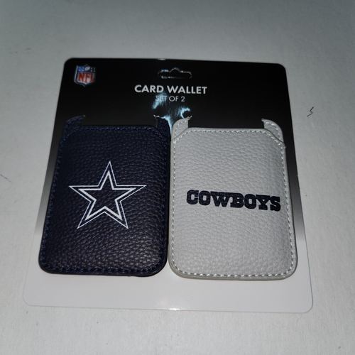 Dallas Cowboys NFL Cell Phone Card Wallet Set of Two - Picture 2 of 3
