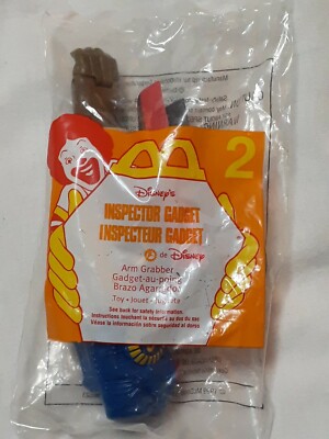McDonald's Happy Meal Toy Inspector Gadget  ARM Grabber 1999 #2 NEW Sealed VINTG