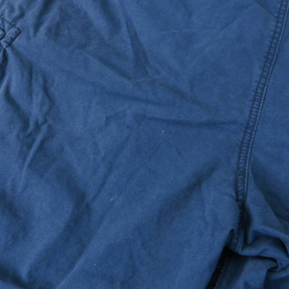 Pantalones Cortos Carga Tailor Vintage Para Hombre Azul Envejecido Talla 38 6 Bolsillos Todo Algodón Foto 4 de 4